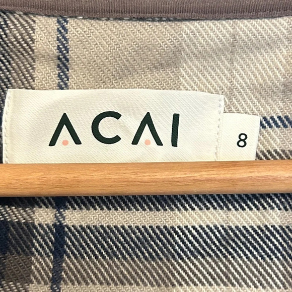 AÇAI NWOT “The Boyfriend hoodie” is desert colour. Beautiful and lux brand Sz. 8 - Picture 15 of 15